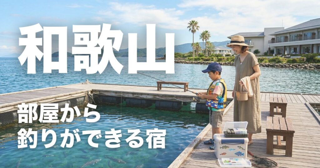 和歌山で部屋から釣りができる宿8選!理想と現実を整理して子連れで失敗しない選び方