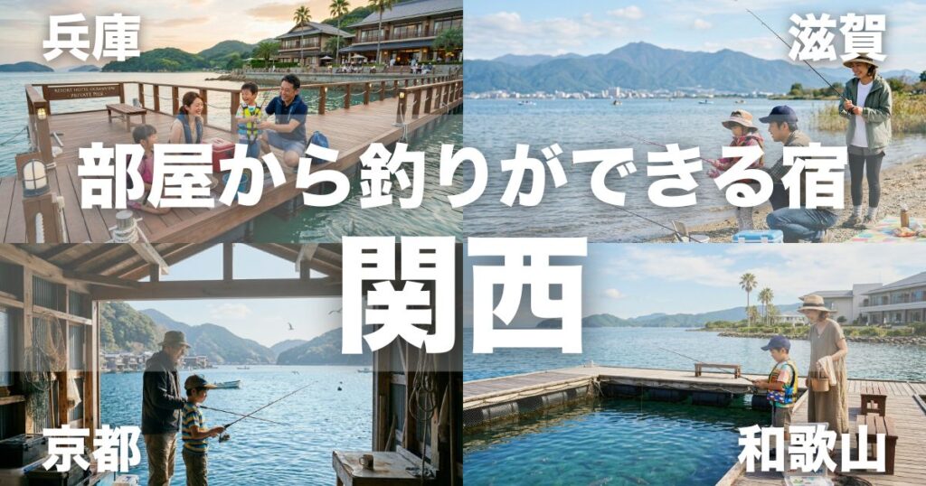 関西で部屋から釣りができる宿10選！初心者・子連れ旅行に人気の宿まとめ