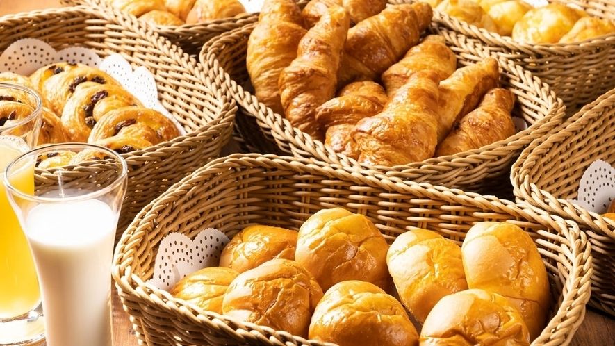 橋立ベイホテルの朝食で毎朝焼き上げるクロワッサン