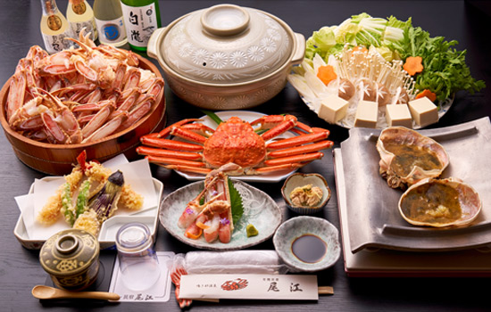 民宿 尾江の蟹フルコースのイメージ