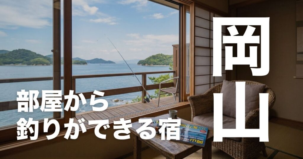 岡山の部屋から釣りができる宿のイメージ