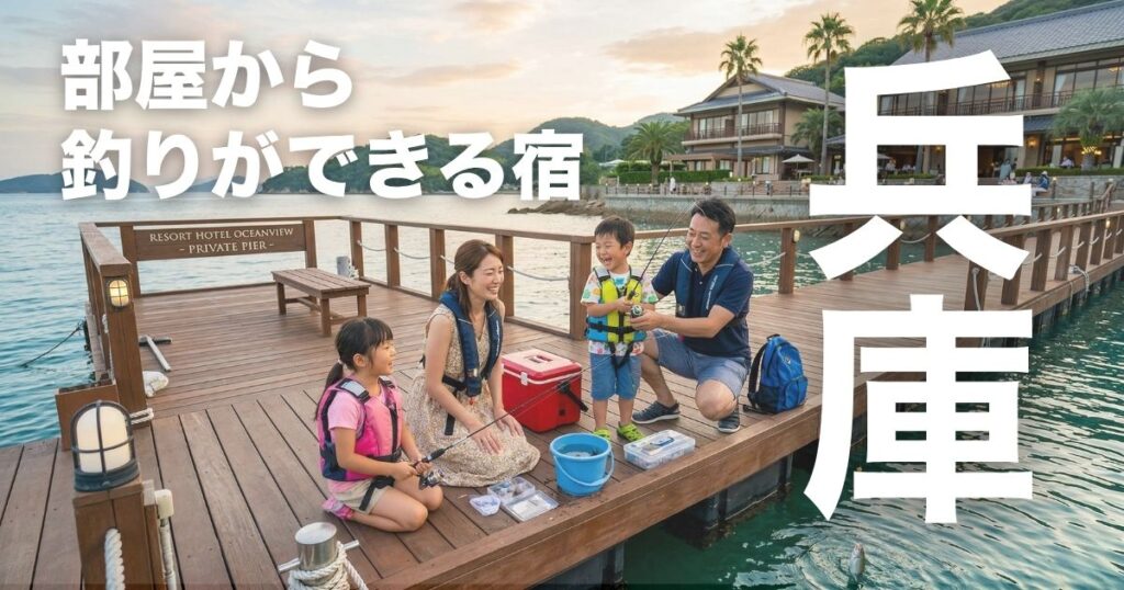 兵庫で部屋から釣りができる宿7選!子連れ手ぶら旅は淡路島が安心