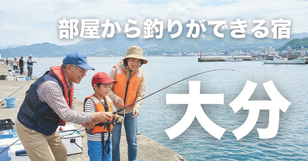 大分の部屋から釣りができる宿7選!家族で海釣りや温泉も楽しめる宿も紹介