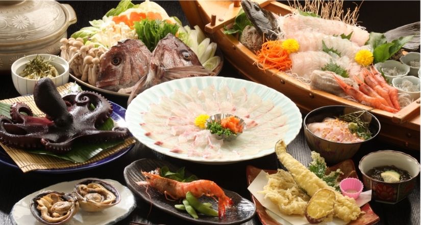 ホテル海原の鯛しゃぶコース