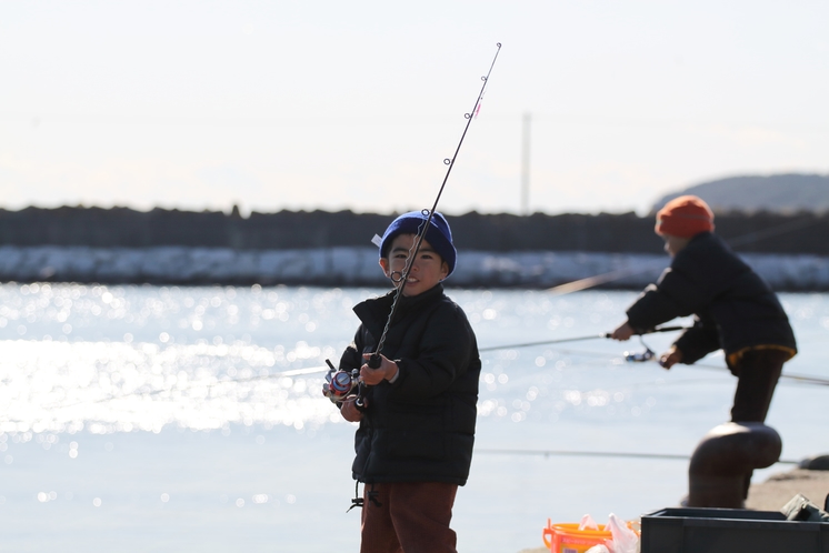 美浜レステルの宿前フィッシング