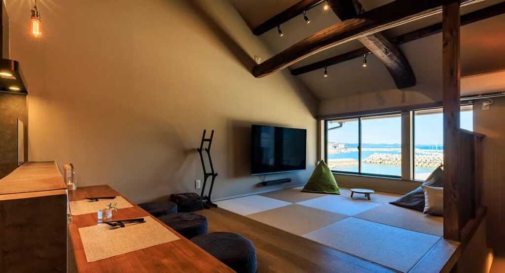 港のお宿髙田|瀬戸内市牛窓のリビング