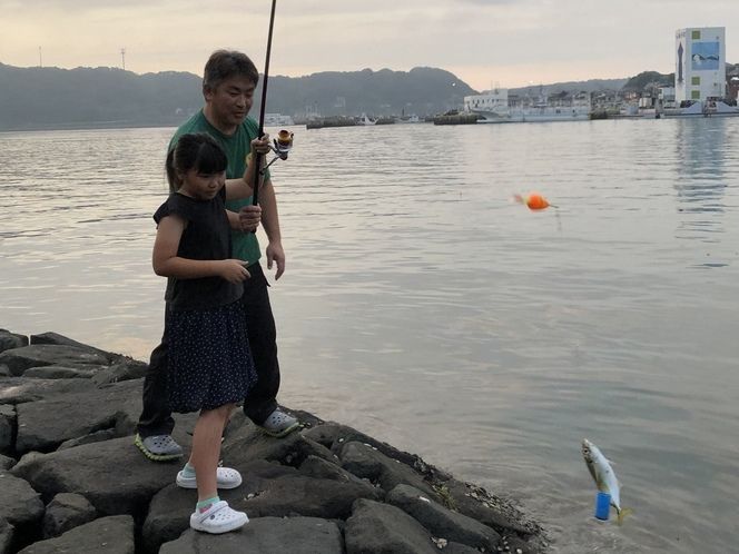 割烹旅館筑前屋（唐津市）の釣り体験