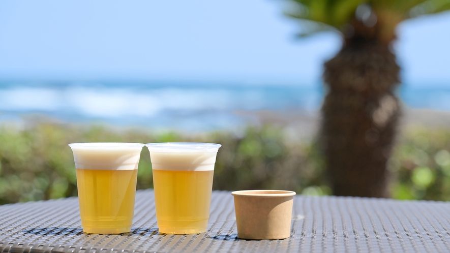 大洗ホテル(大洗町)の海が見えるテラス