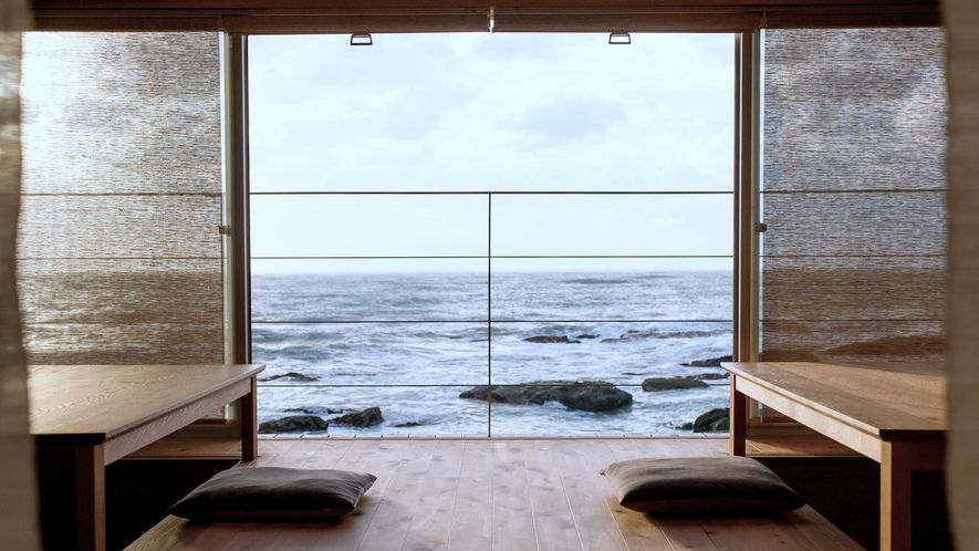 里海邸金波楼本邸(大洗町)海が見える食事処