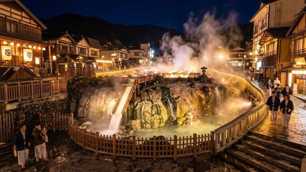草津温泉の湯畑