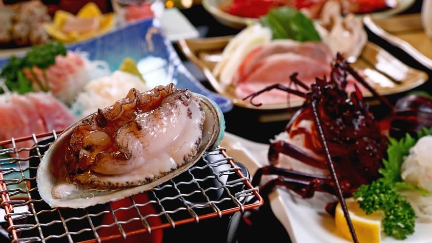 あさゆまの木のボリューム満点の海鮮料理