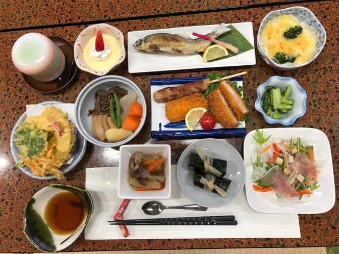 民宿治兵衛の夕食