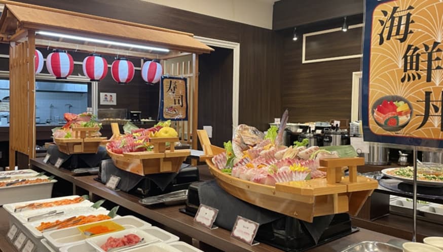 ホテルカターラ RESORT&SPAの海鮮バイキング