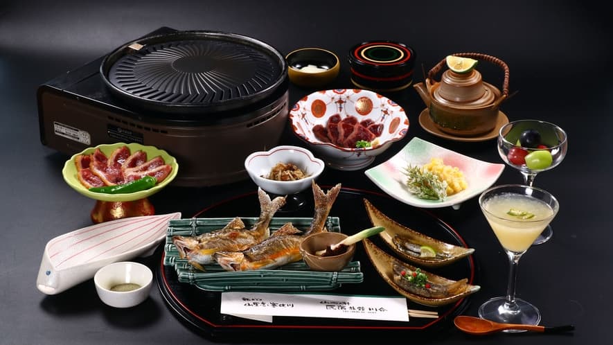 民宿・旅館 川合のジビエや鮎料理