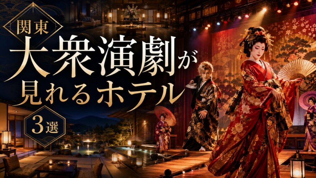 大衆演劇が見れるホテルを関東で3選!現在公演中の宿と料金を比較