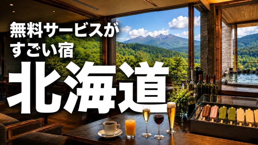 北海道で無料サービスがすごい宿8選!ラウンジ・夜食・飲み放題が嬉しいホテル